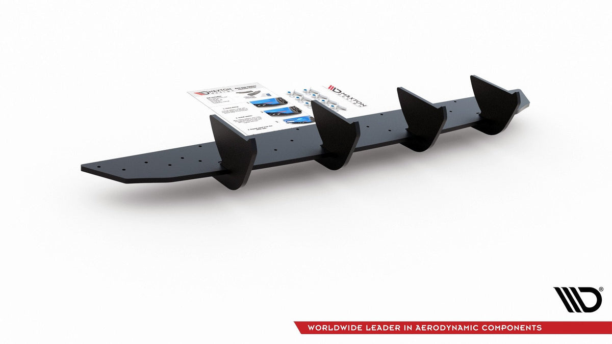Maxton Design - Robuste Racing Diffusor V2 für VW Golf Mk8 - Aerowerk.