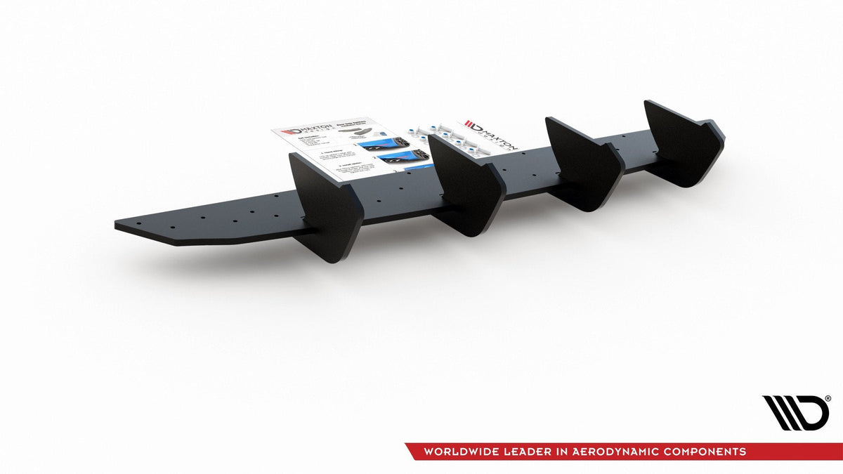 Maxton Design - Robuste Racing Diffusor V2 für VW Golf Mk8 - Aerowerk.