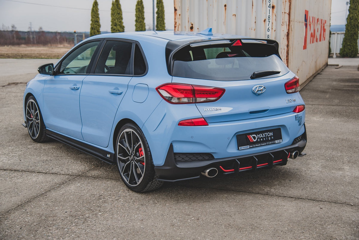 Maxton Design - Robuste Racing Heckschürze V.2 für Hyundai I30 N Mk3 Hatchback - Aerowerk.
