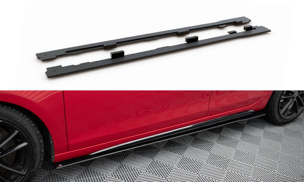 Maxton Design - Robuste Racing Seitenschweller Ansatz für VW Golf GTI Mk6 - Aerowerk.