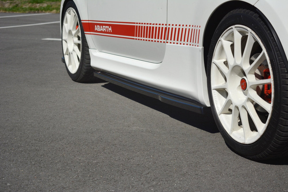 Maxton Design - Seitenschweller Ansatz für Abarth 500 Mk1 - Aerowerk.