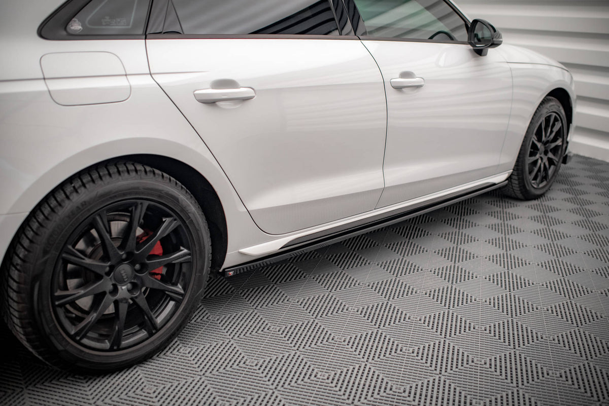 Maxton Design - Seitenschweller Ansatz für Audi A4 B9 Facelift - Aerowerk.