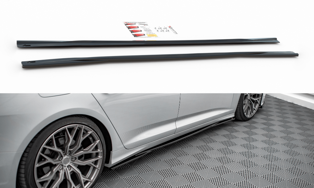 Maxton Design - Seitenschweller Ansatz für Audi A6 S - Line / S6 C8 / C8 Facelift - Aerowerk.