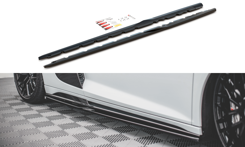 Maxton Design - Seitenschweller Ansatz für Audi R8 Mk2 Facelift - Aerowerk.