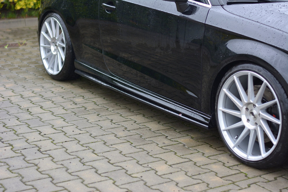 Maxton Design - Seitenschweller Ansatz für Audi S3 / A3 S - Line 8V / 8V FL Hatchback - Aerowerk.