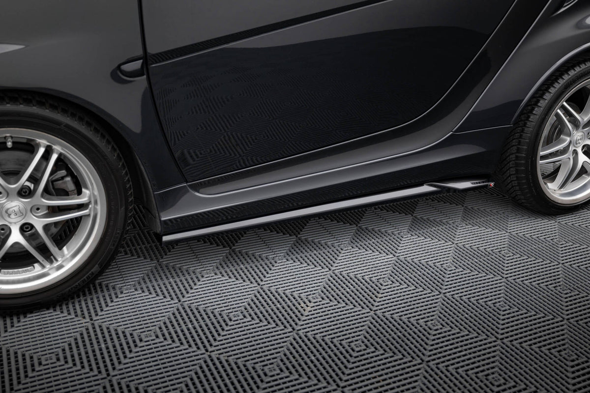 Maxton Design - Seitenschweller Ansatz für Brabus Smart Fortwo C451 Facelift - Aerowerk.