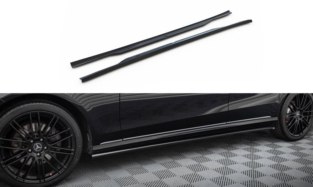Maxton Design - Seitenschweller Ansatz für Mercedes - Benz E W212 Facelift - Aerowerk.