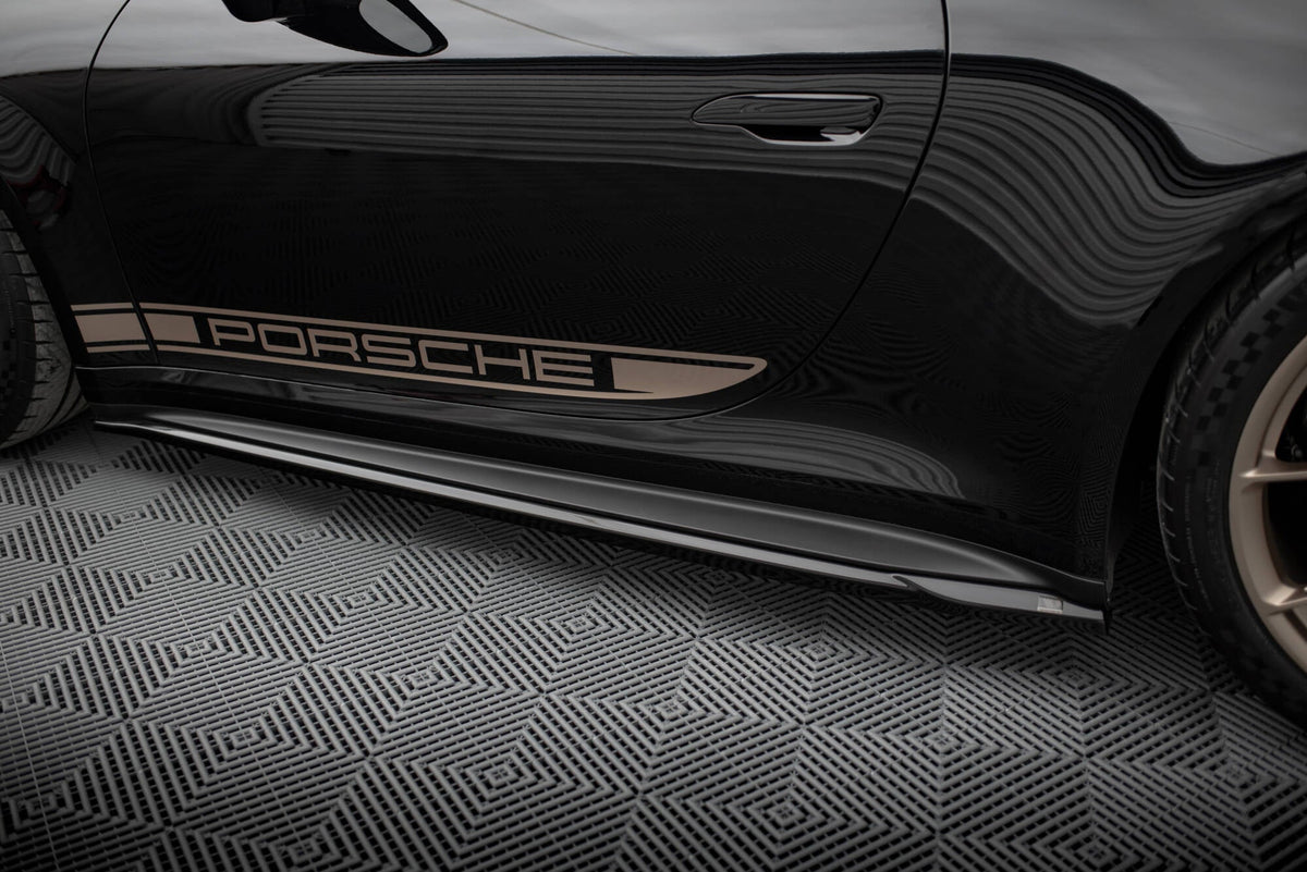 Maxton Design - Seitenschweller Ansatz für Porsche 911 992 GT3 - Aerowerk.
