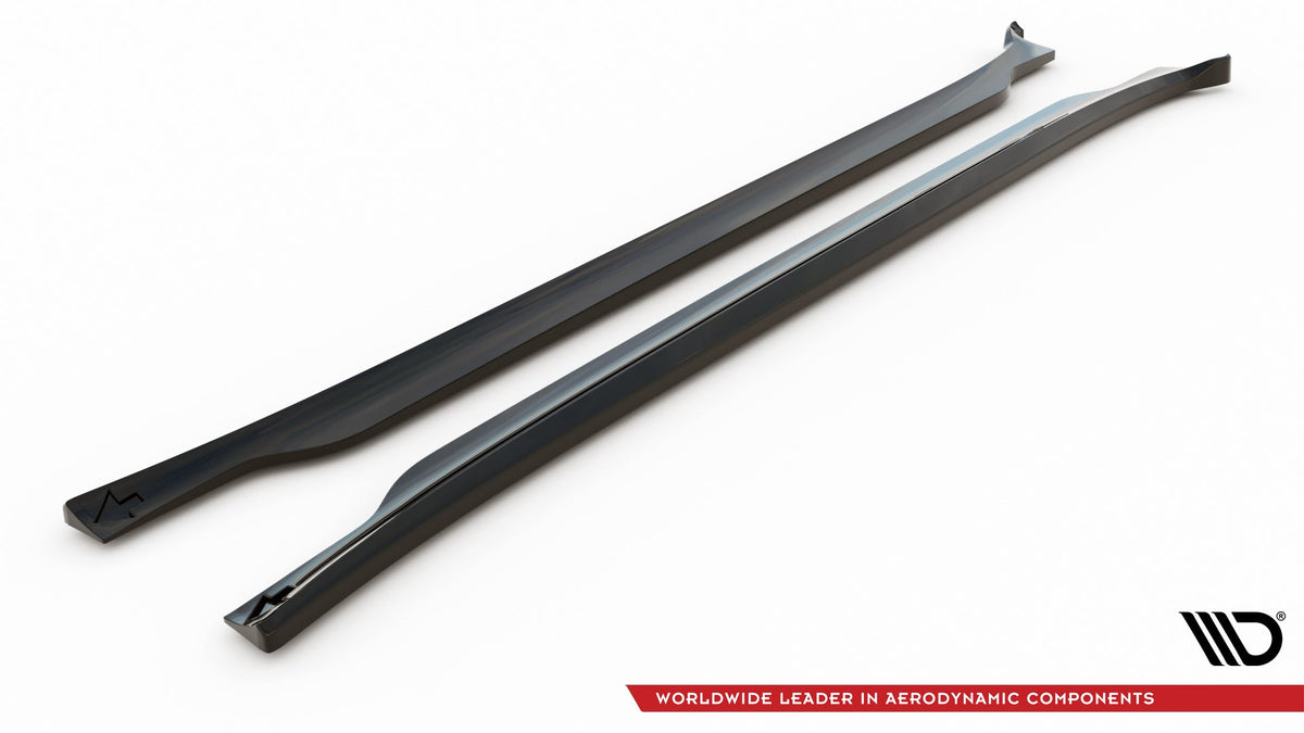Maxton Design - Seitenschweller Ansatz für Porsche Cayenne Turbo / Standard Mk2 - Aerowerk.
