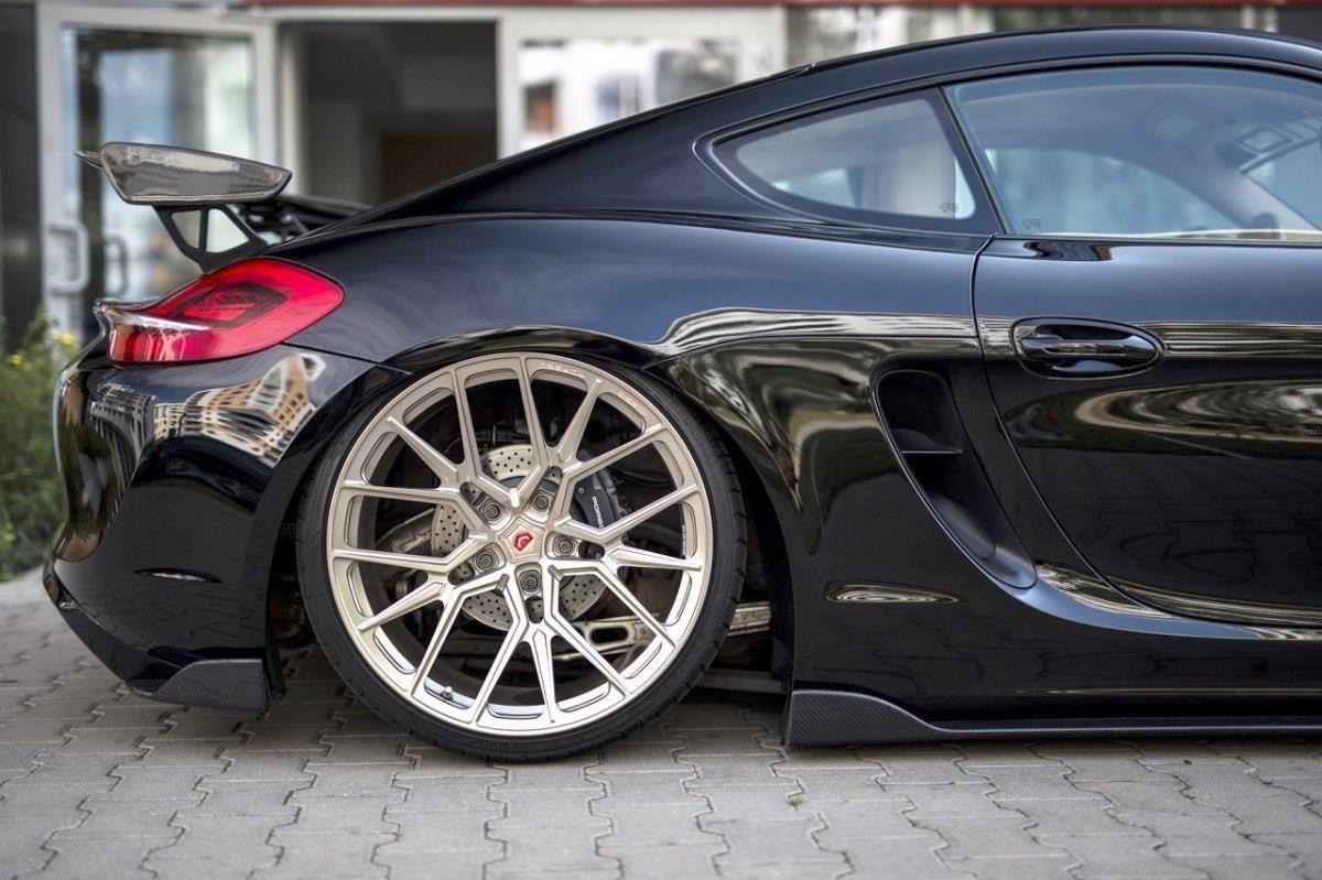 Maxton Design - Seitenschweller Ansatz für Porsche Cayman Mk2 981C - Aerowerk.