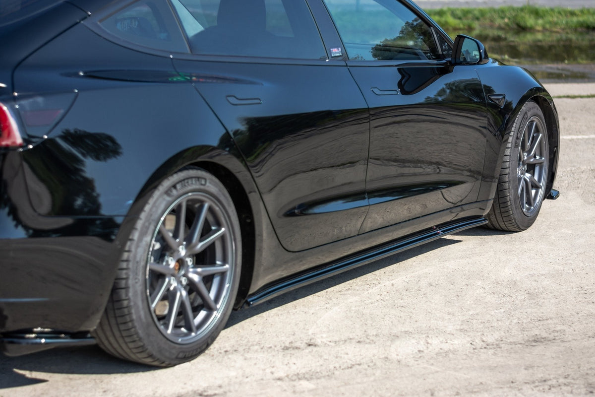 Maxton Design - Seitenschweller Ansatz für Tesla Model 3 / Model 3 Performance Mk1 / Mk1 Facelift - Aerowerk.