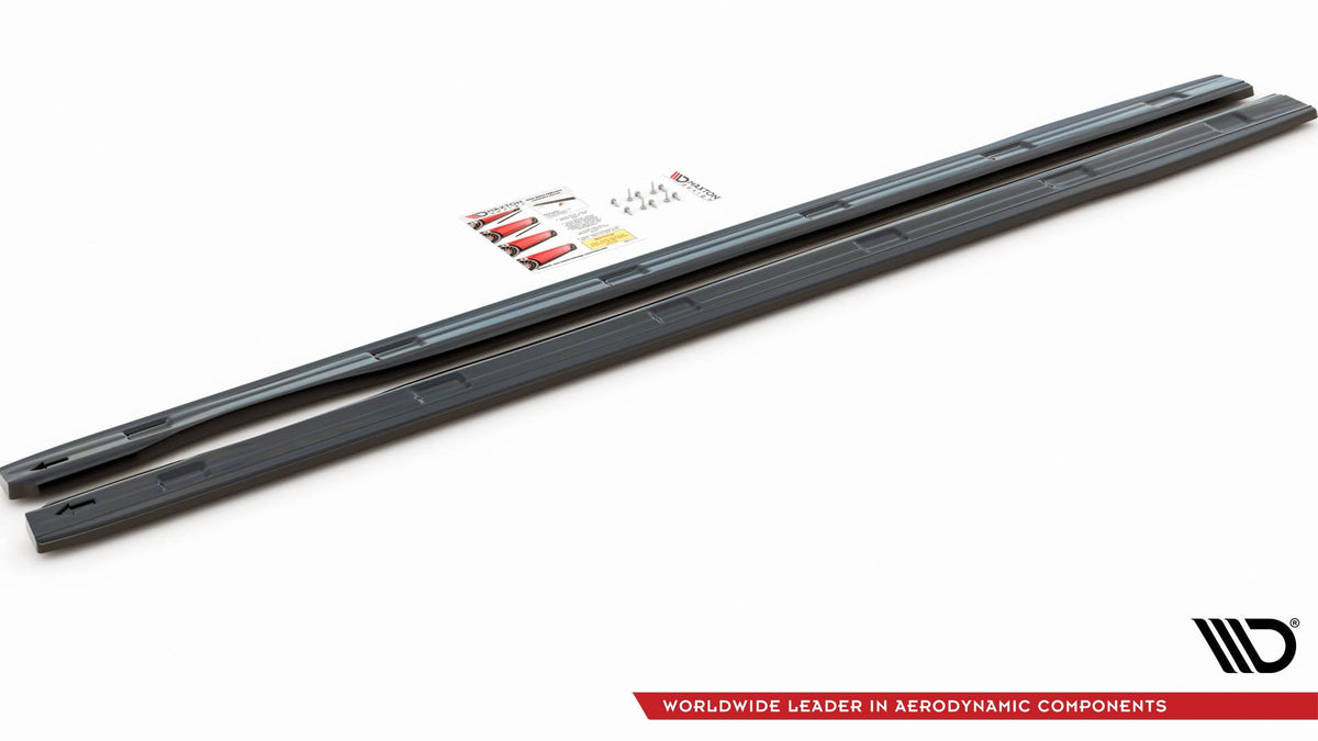 Maxton Design - Seitenschweller Ansatz für VW Caddy Long Mk3 Facelift - Aerowerk.