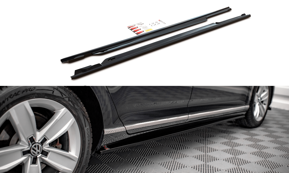 Maxton Design - Seitenschweller Ansatz für VW Passat B8 Facelift - Aerowerk.