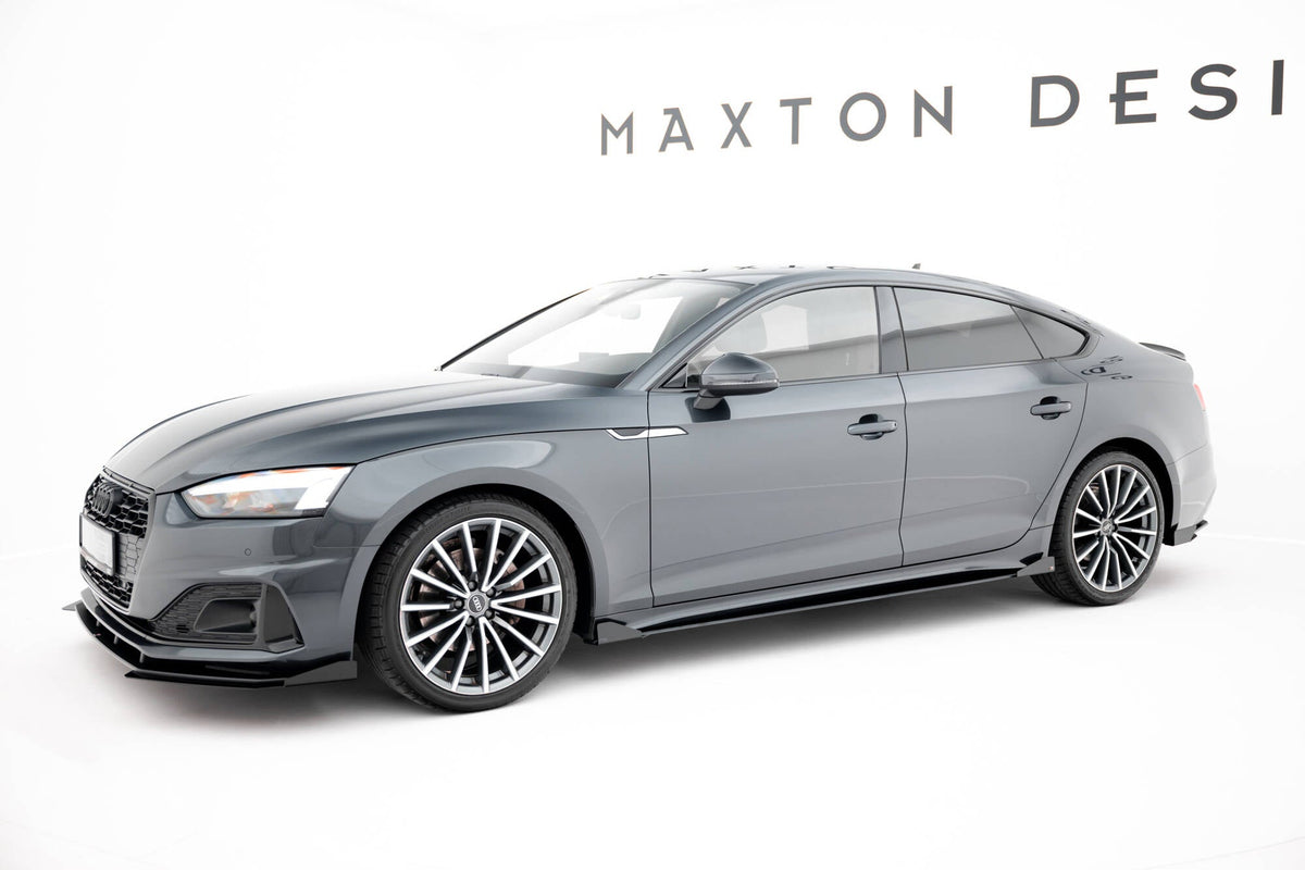 Maxton Design - Seitenschweller Flaps für Audi A5 Sportback F5 Facelift - Aerowerk.