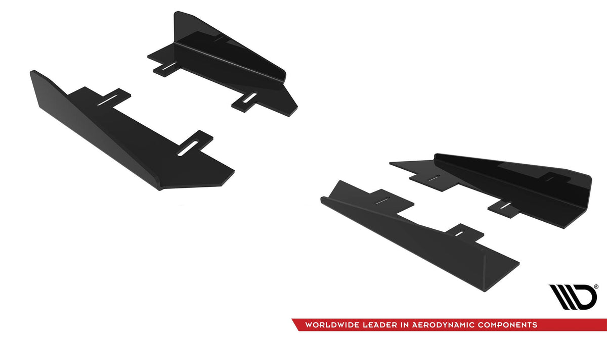 Maxton Design - Seitenschweller Flaps für Audi TT S / TT S - Line 8J Facelift - Aerowerk.