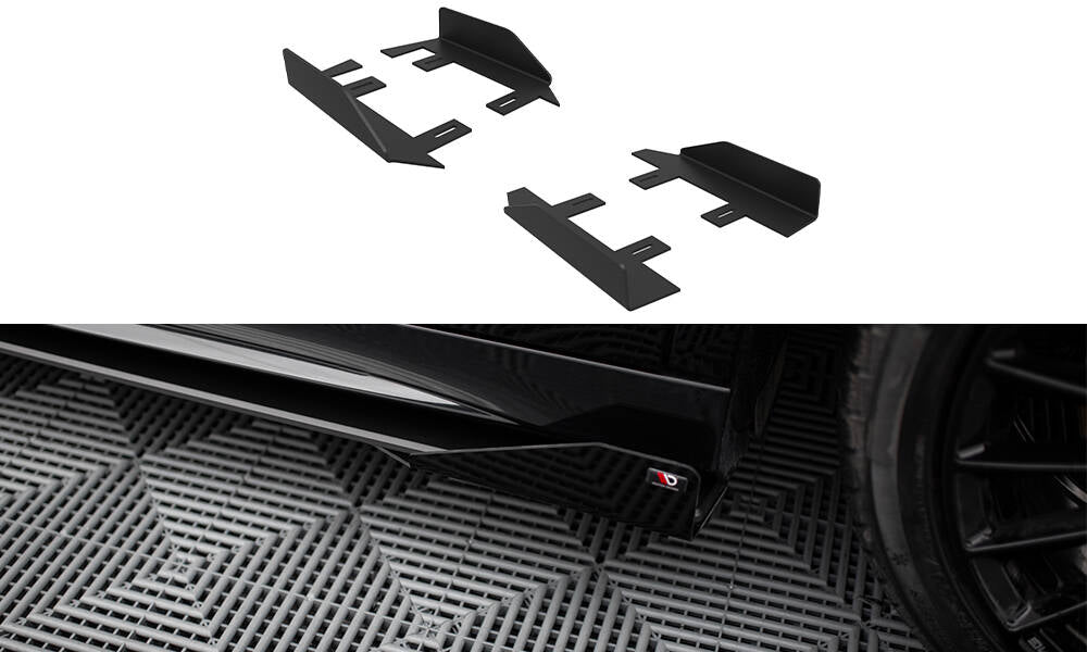 Maxton Design - Seitenschweller Flaps für Mercedes - AMG A35 W177 Facelift - Aerowerk.