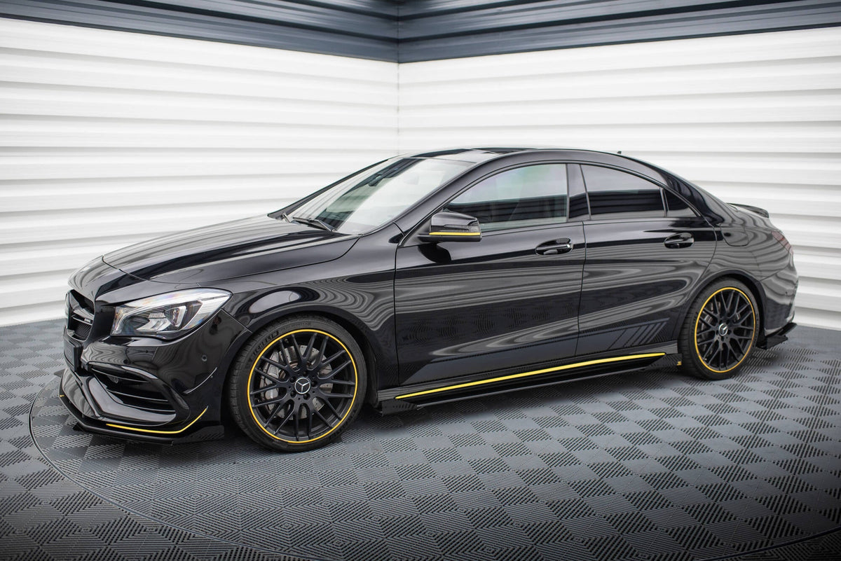 Maxton Design - Seitenschweller Flaps für Mercedes - AMG CLA 45 C117 Facelift - Aerowerk.