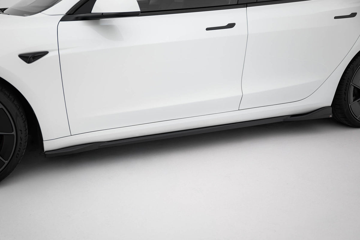 Maxton Design - Seitenschweller V1 Ansatz für für Tesla Model 3 Performance Mk1 Facelift - Aerowerk.