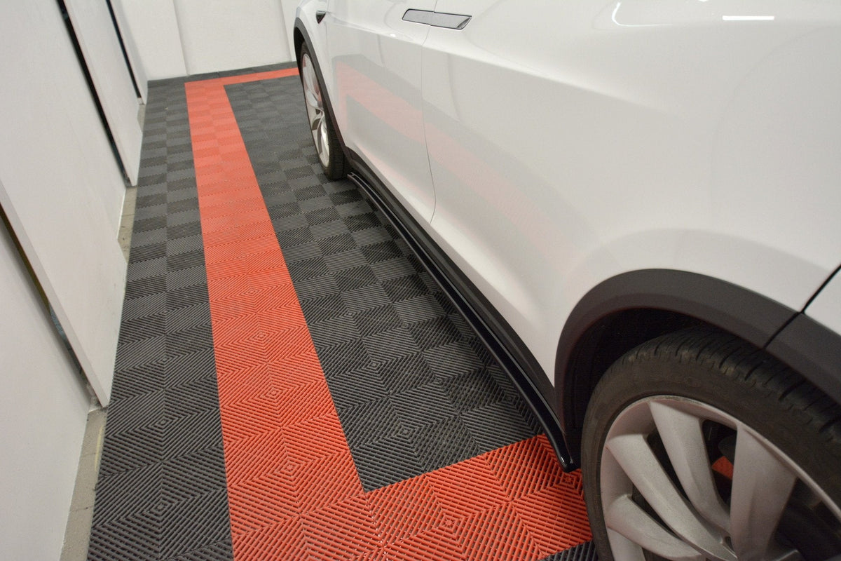 Maxton Design - Seitenschweller V1 Ansatz für für TESLA MODEL X - Aerowerk.