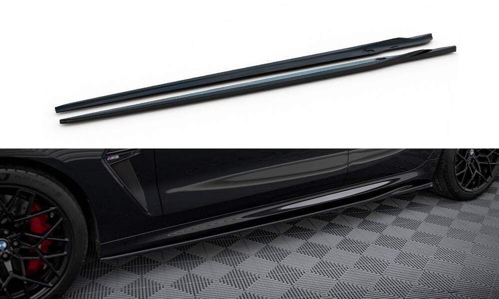 Maxton Design - Seitenschweller V2 Ansatz für BMW M8 Gran Coupe F93 / 8 Gran Coupe M - Paket G16 - Aerowerk.