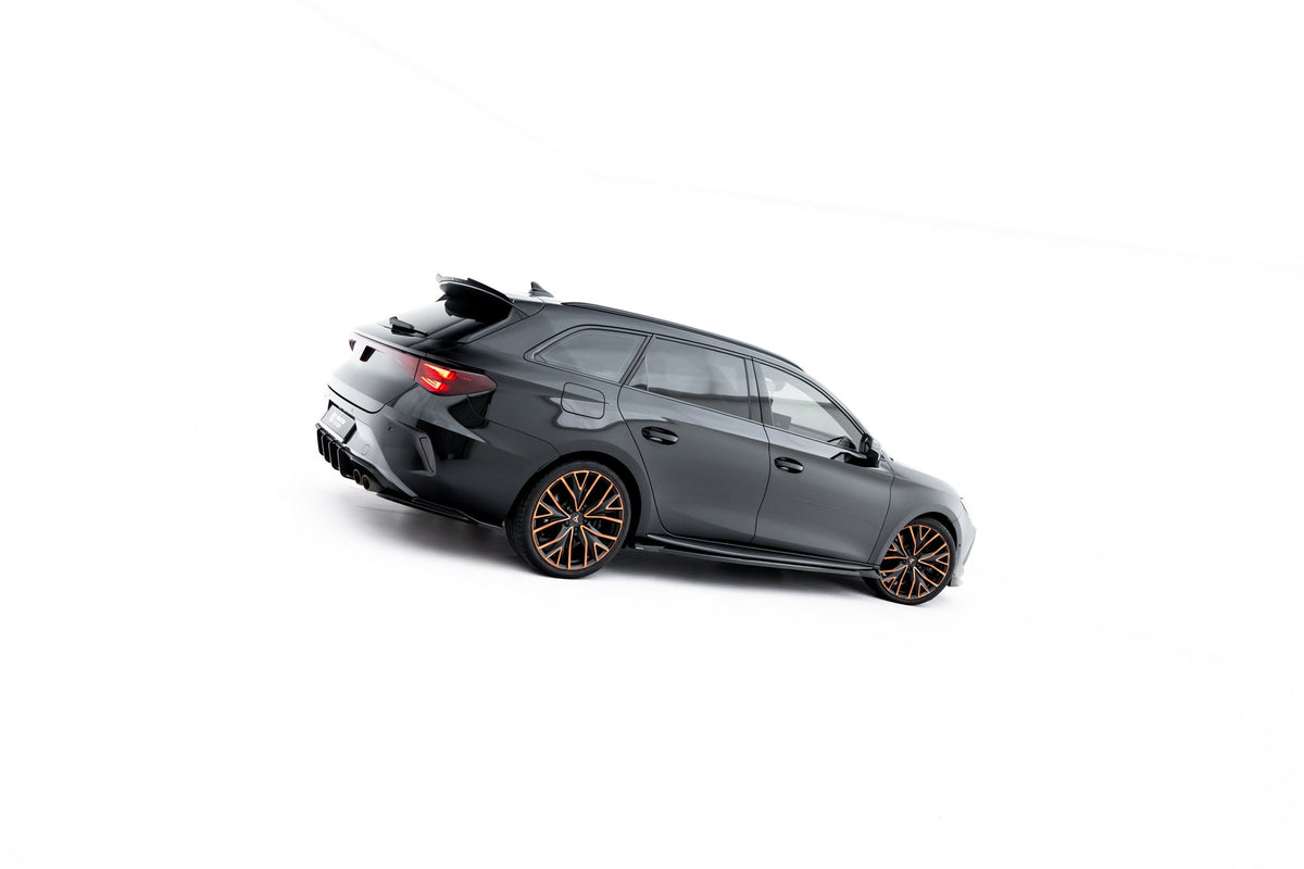 Maxton Design - Seitenschweller V2 Ansatz für Cupra Leon ST / Hatchback Aero Mk1 / Mk1 Facelift - Aerowerk.