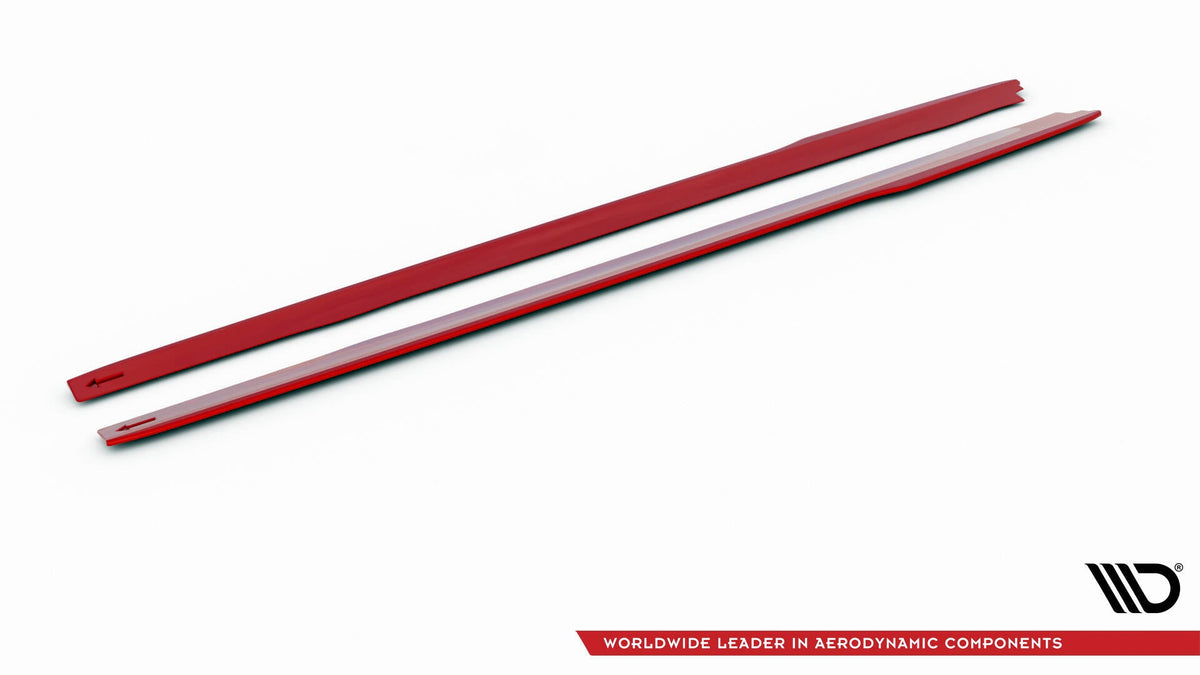 Maxton Design - Seitenschweller V2 Ansatz für Ford Mustang Mk6 Facelift - Aerowerk.