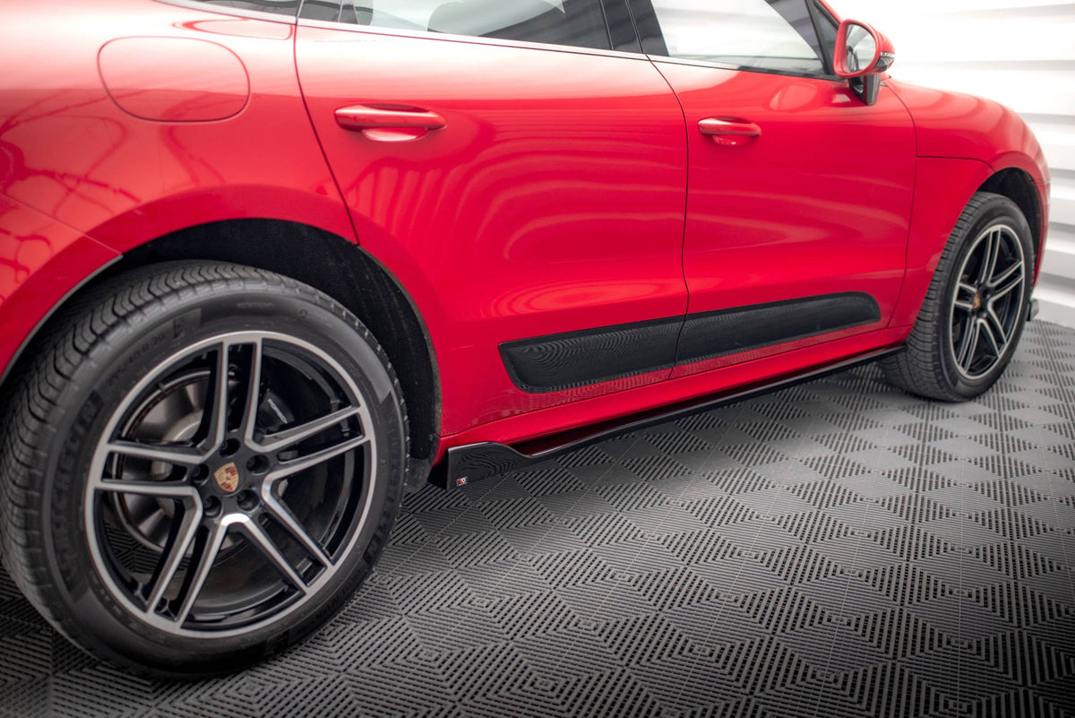 Maxton Design - Seitenschweller V2 Ansatz für Porsche Macan Mk1 - Aerowerk.