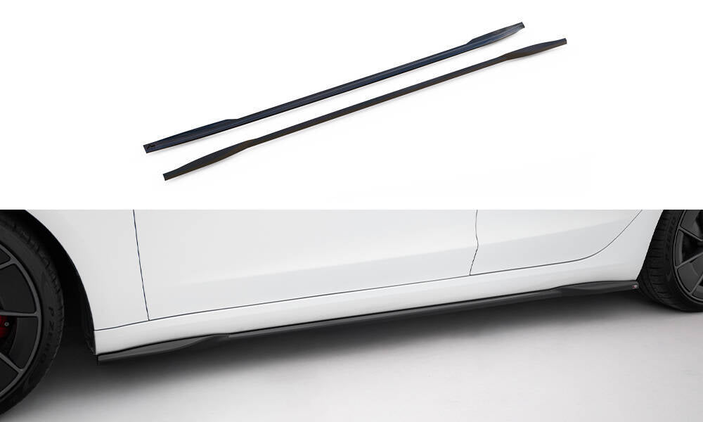 Maxton Design - Seitenschweller V2 Ansatz für Tesla Model 3 Performance Mk1 Facelift - Aerowerk.