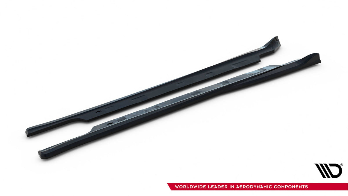Maxton Design - Seitenschweller V2 Ansatz für Tesla Model S Plaid Mk1 Facelift - Aerowerk.