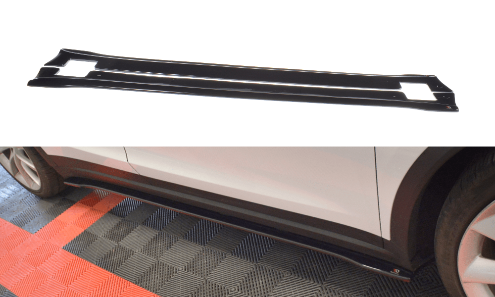 Maxton Design - Seitenschweller V2 Ansatz für TESLA MODEL X - Aerowerk.