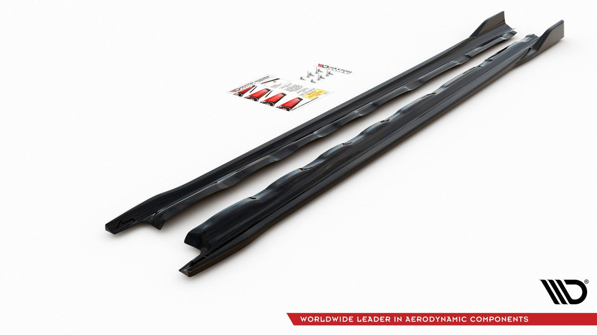 Maxton Design - Seitenschweller V2 Ansatz für VW Golf Mk8 - Aerowerk.