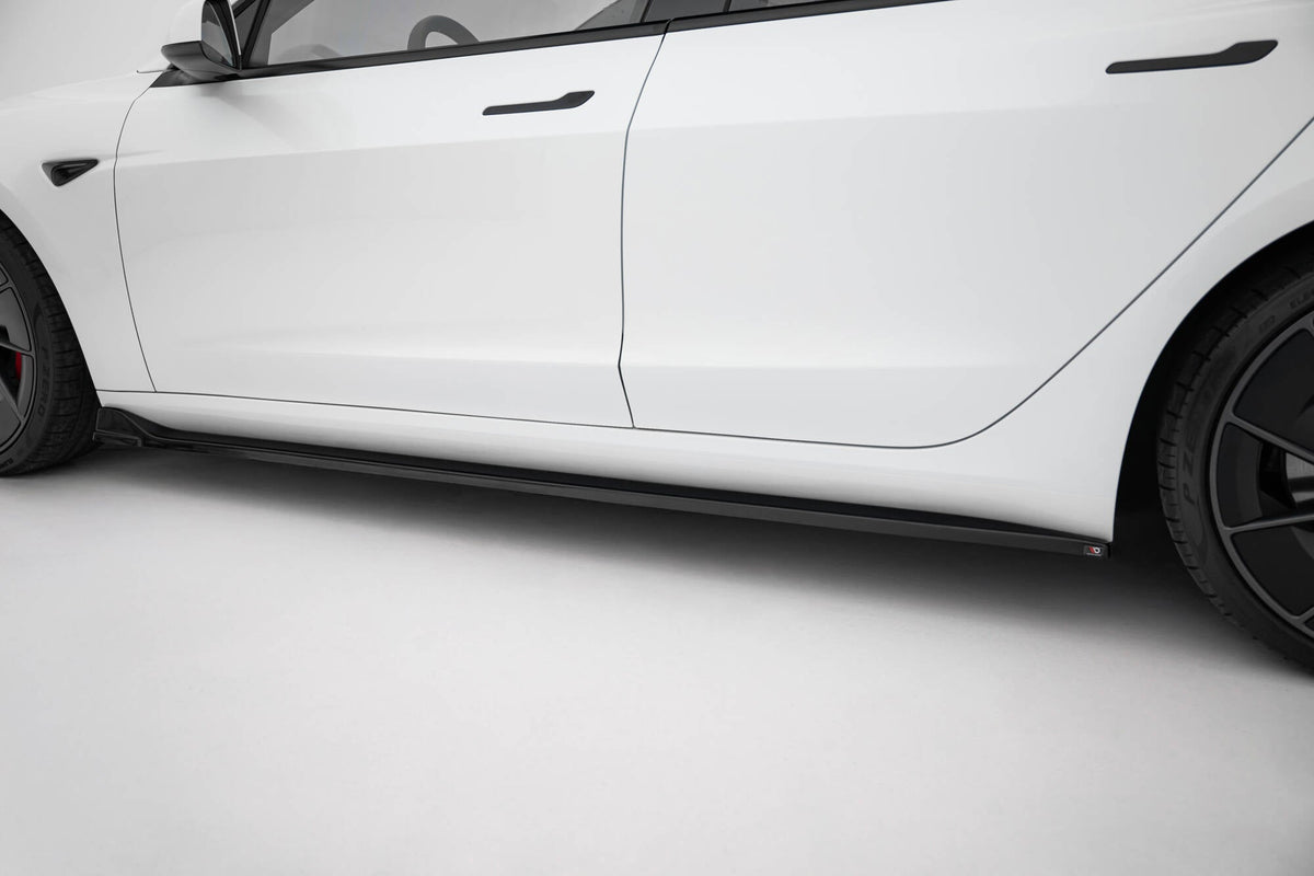 Maxton Design - Seitenschweller V3 Ansatz für für Tesla Model 3 Performance Mk1 Facelift - Aerowerk.