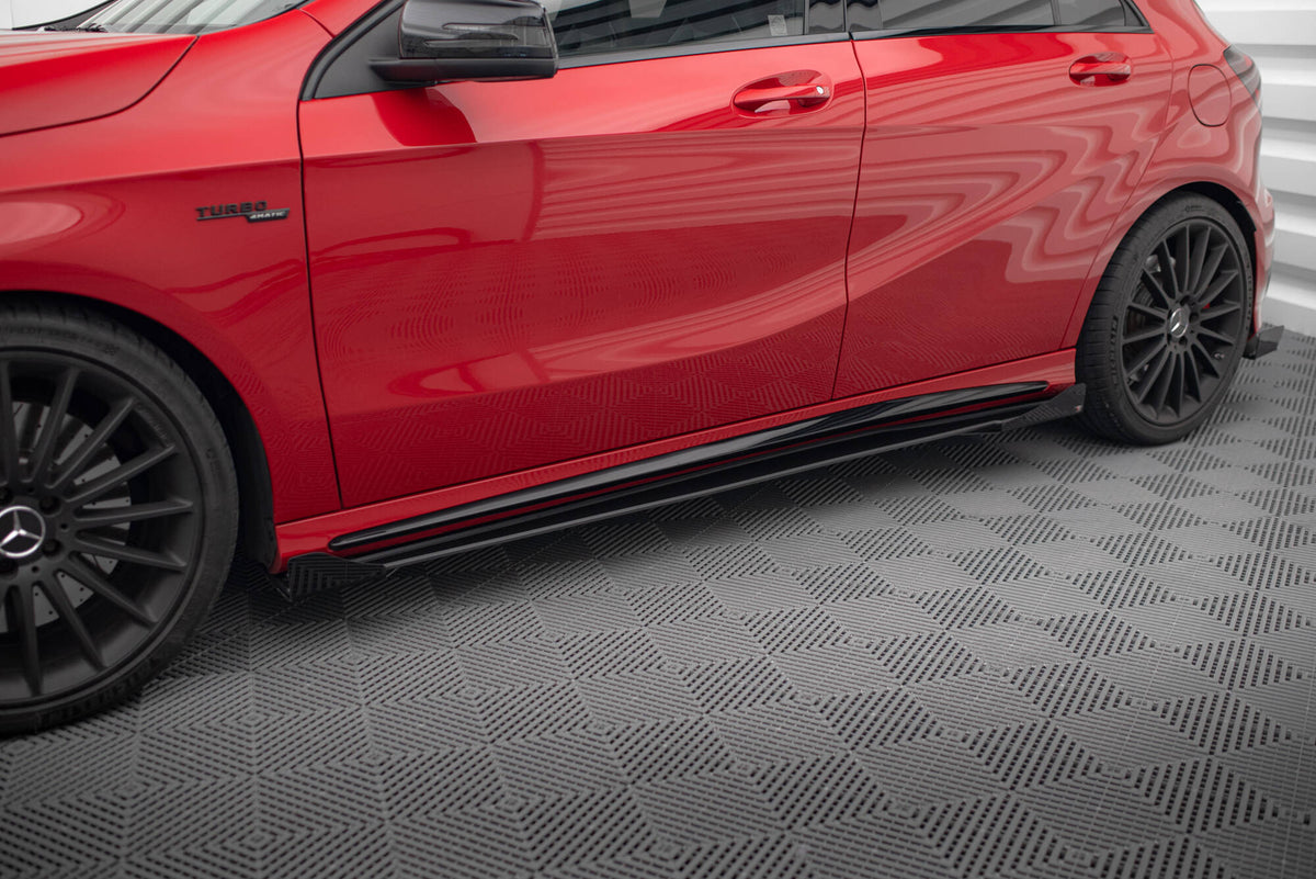 Maxton Design - Side Flaps für Mercedes - Benz A 45 AMG W176 Facelift - Aerowerk.