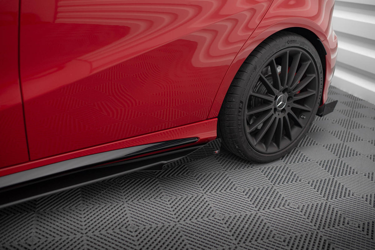 Maxton Design - Side Flaps für Mercedes - Benz A 45 AMG W176 Facelift - Aerowerk.