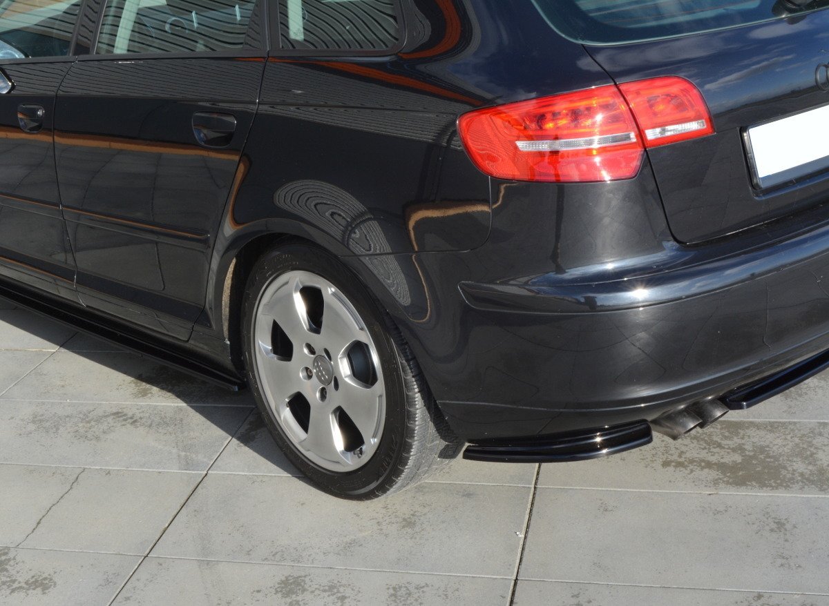 Maxton Design - Splitter / Diffusor Heck Ansatz für Audi A3 Sportback 8P / 8P Facelift - Aerowerk.