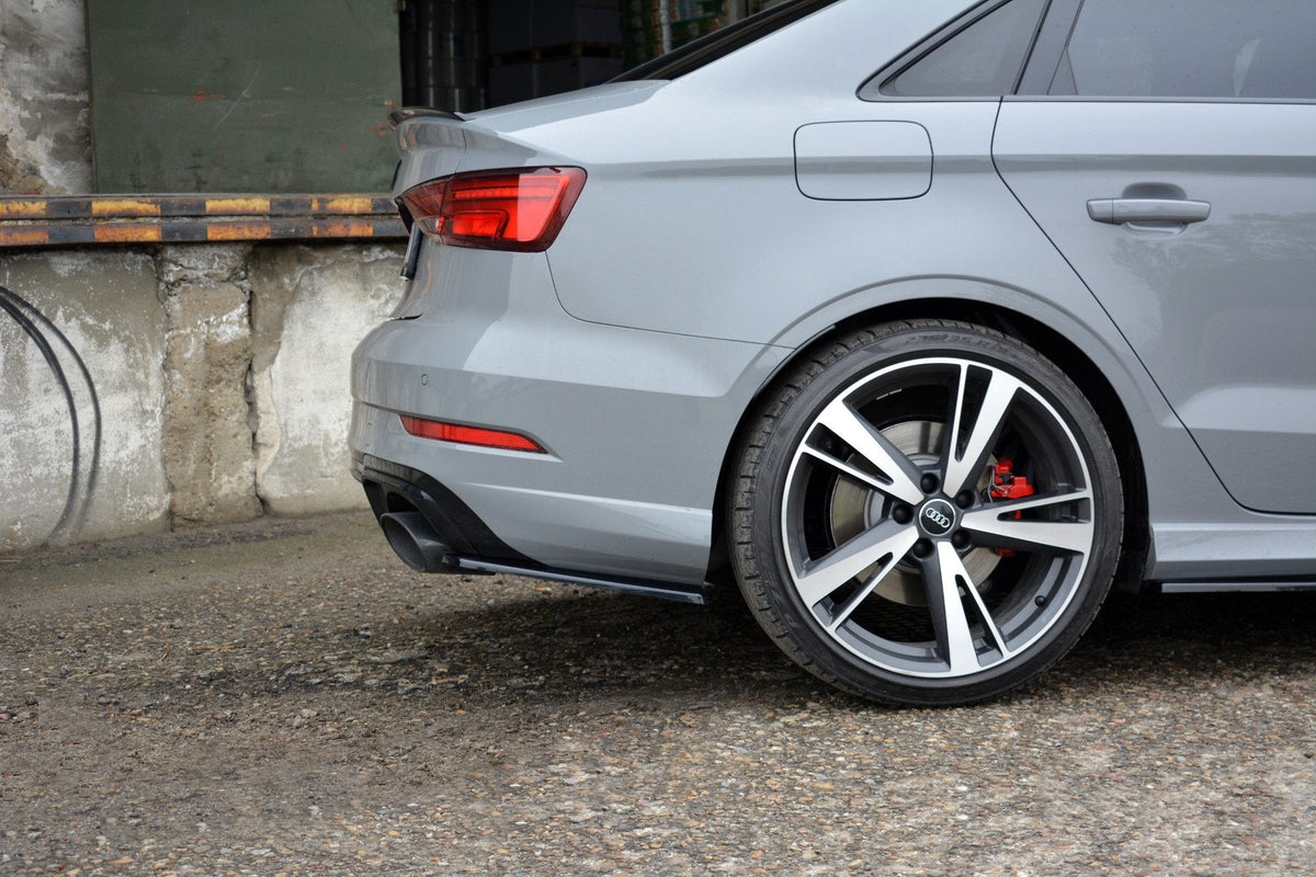 Maxton Design - Splitter / Diffusor Heck Ansatz für Audi RS3 8V FL Limousine - Aerowerk.
