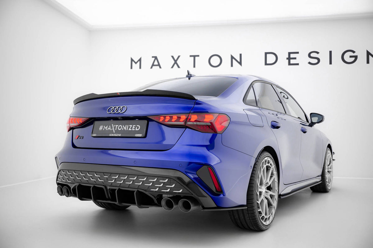 Maxton Design - Spoiler CAP für Audi A3 S - Line Limousine / S3 Limousine 8Y Facelift - Aerowerk.
