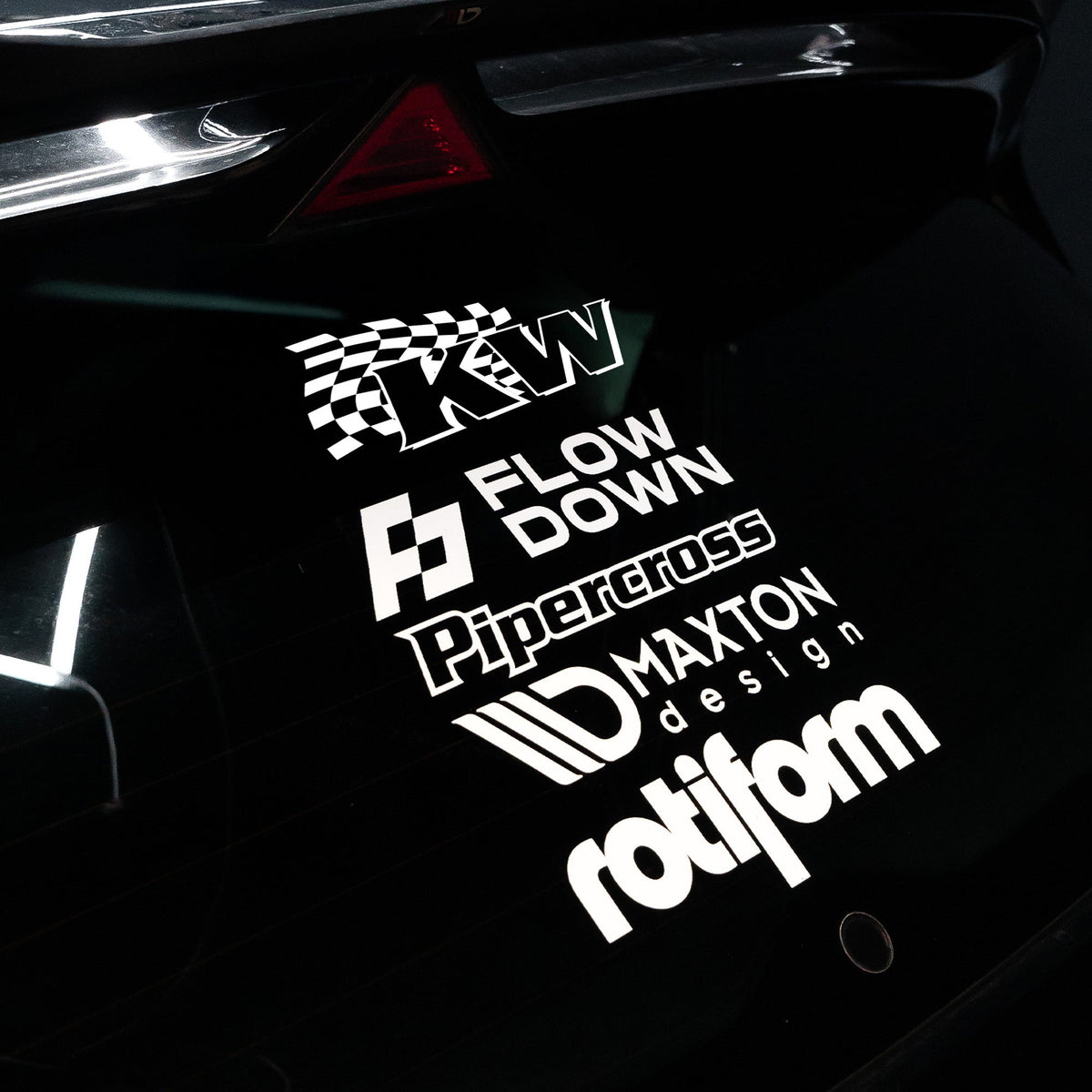 Stickerbogen Heckscheibe - Aerowerk.