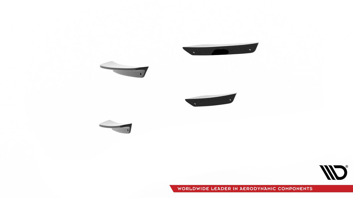 Maxton Design - Stoßstangen Flaps Wings vorne Canards für Audi R8 Mk2 Facelift - Aerowerk.