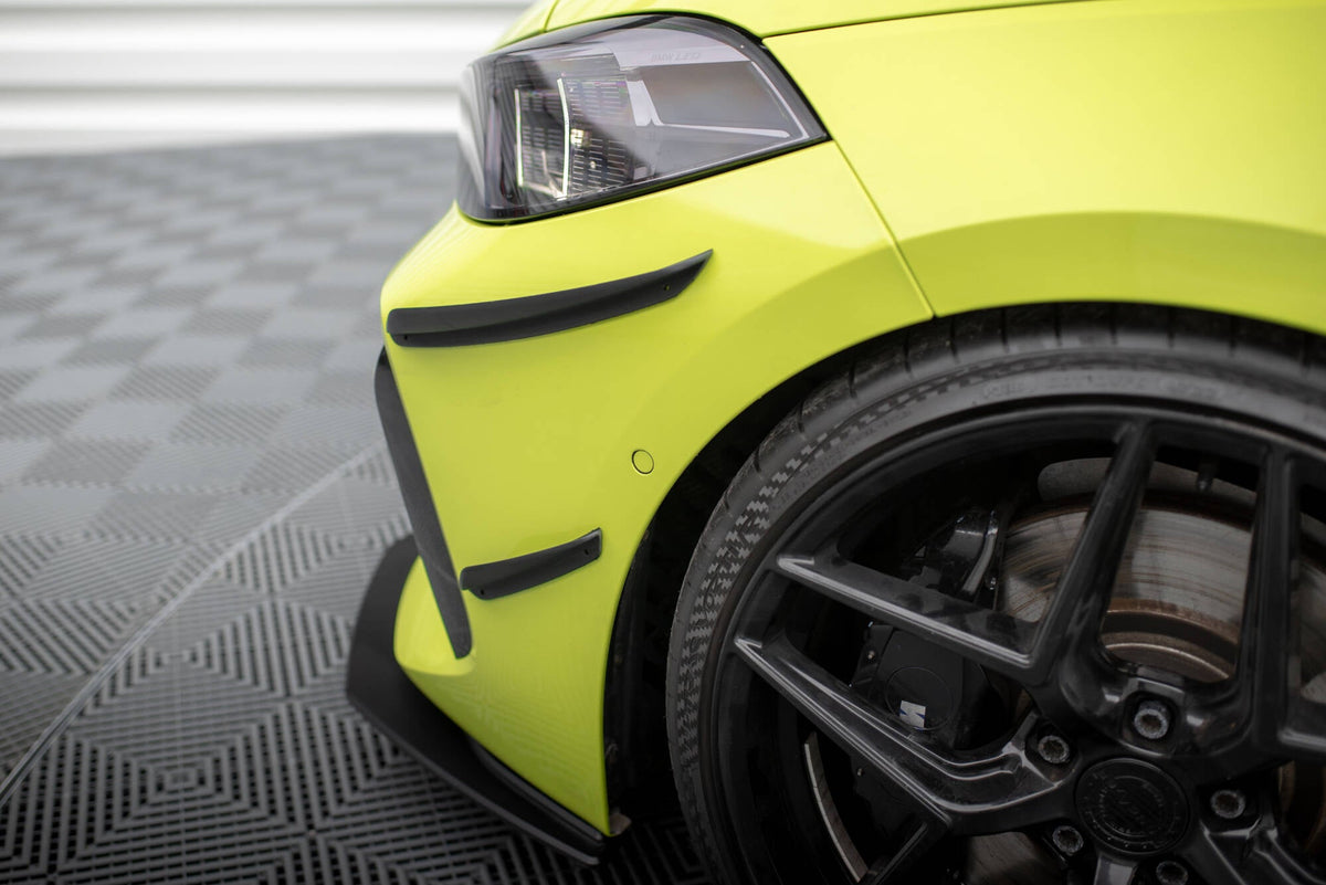 Maxton Design - Stoßstangen Flaps Wings vorne Canards für BMW 1er M - Paket / M135i / 128ti F40 - Aerowerk.