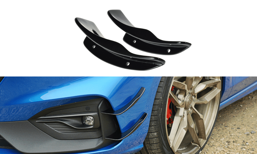 Maxton Design - Stoßstangen Flaps Wings vorne Canards für Ford Focus ST / ST - Line Mk4 - Aerowerk.