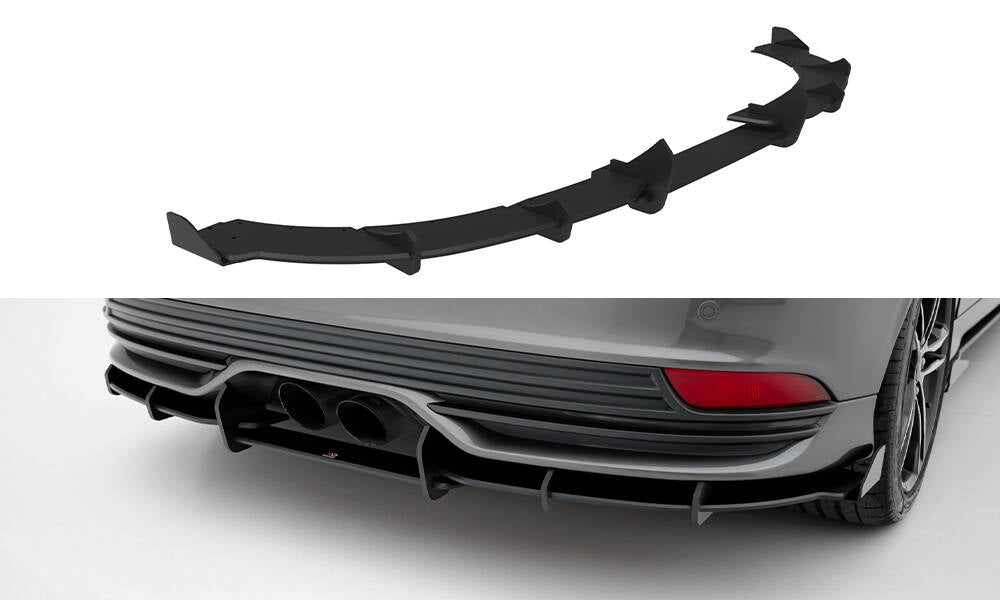 Maxton Design - Street Pro Diffusor + Flaps für Ford Focus ST Mk3 Facelift - Aerowerk.