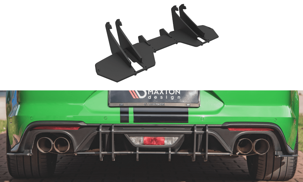 Maxton Design - Street Pro Diffusor für Ford Mustang GT Mk6 Facelift - Aerowerk.