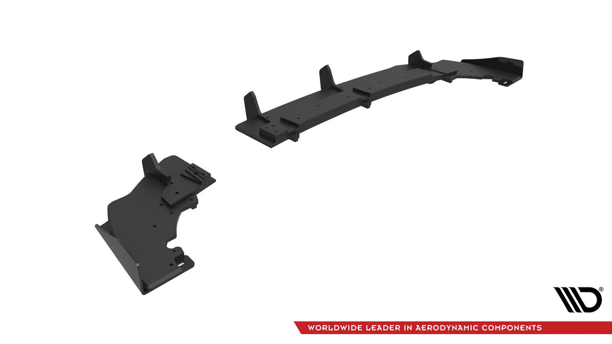 Maxton Design - Street Pro Diffusor Heck Ansatz + Flaps für Ford Fiesta Mk8 ST - Aerowerk.