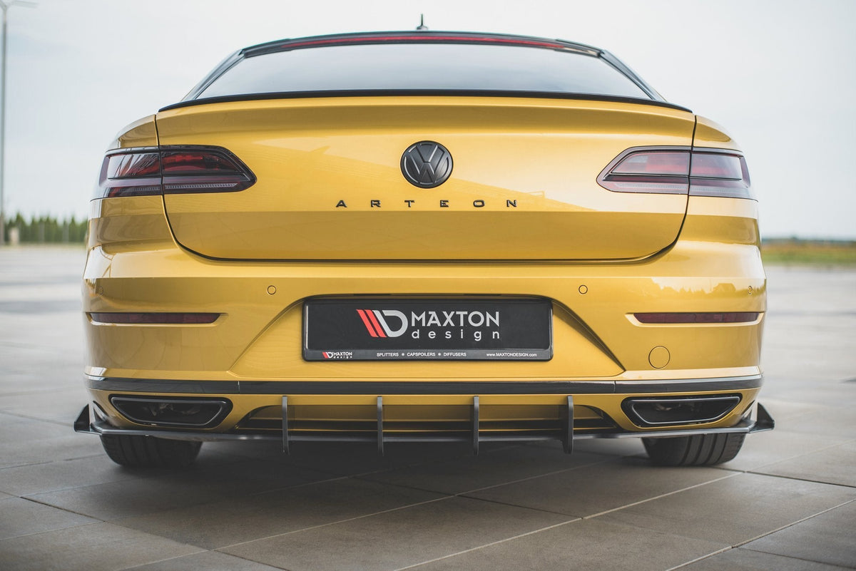 Maxton Design - Street Pro Diffusor Heck Ansatz + Flaps für VW Arteon R - Line - Aerowerk.