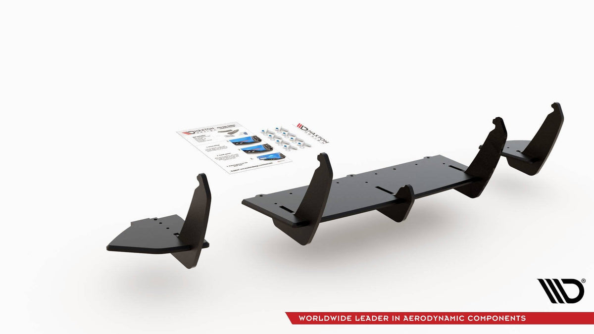 Maxton Design - Street Pro Diffusor V1 für Ford Focus RS Mk3 - Aerowerk.