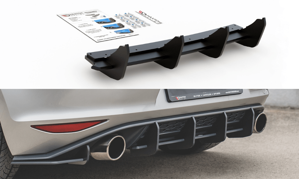 Maxton Design - Street Pro Diffusor V1 für VW Golf 7 GTI - Aerowerk.