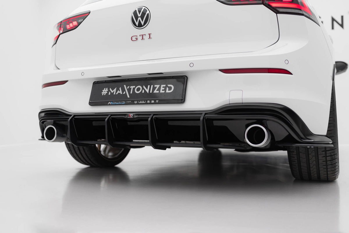 Maxton Design - Street Pro Diffusor V4 für VW Golf GTI Mk8 - Aerowerk.