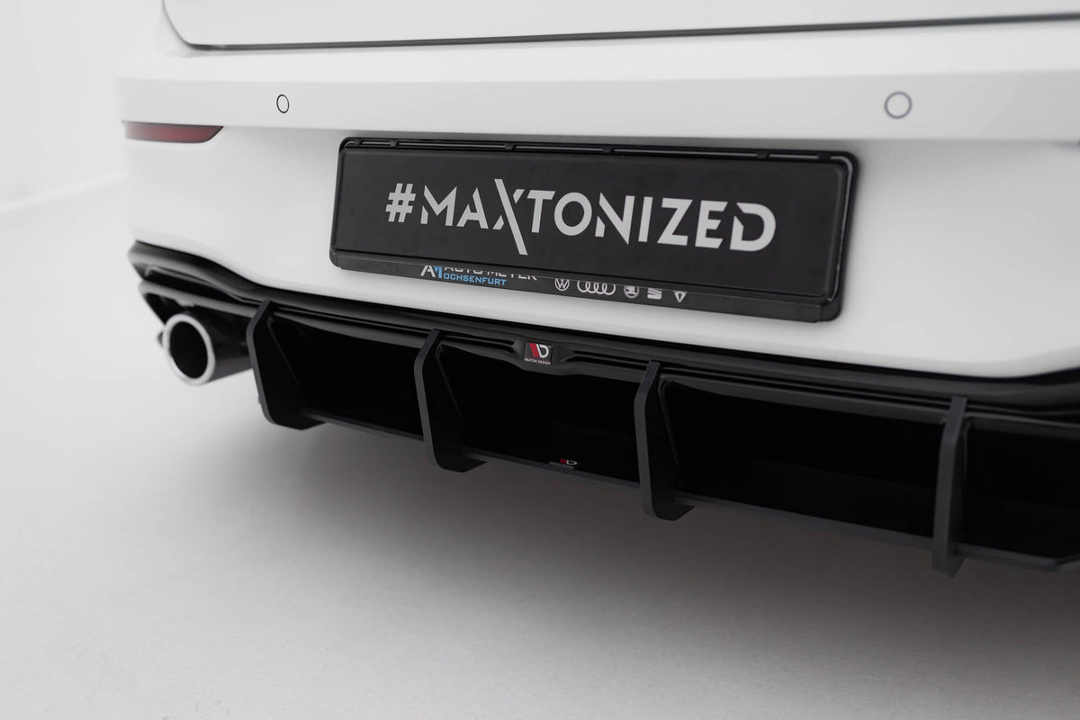 Maxton Design - Street Pro Diffusor V4 für VW Golf GTI Mk8 - Aerowerk.