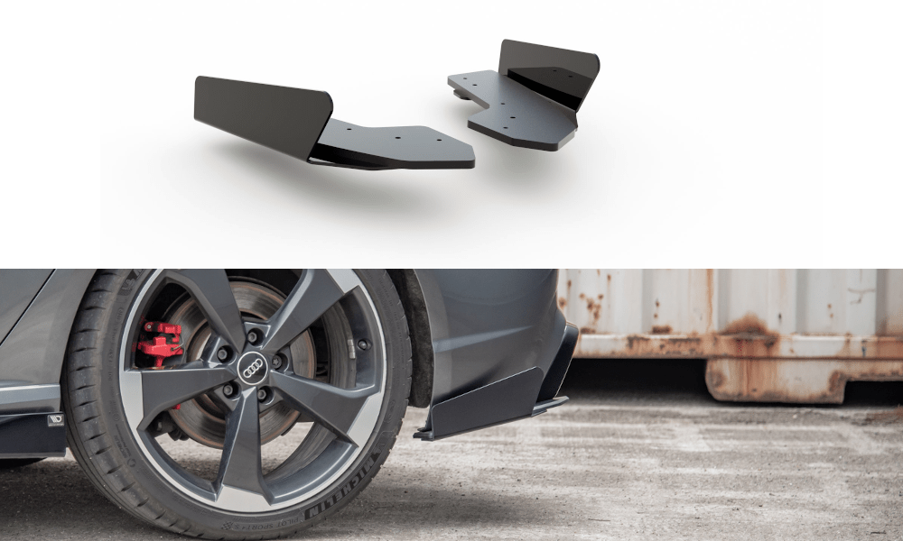 Maxton Design - Street Pro Flaps Heckansatz Flaps Heckansatz + Flaps für Audi RS3 8V Sportback - Aerowerk.